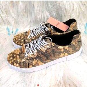 Juicy Couture embellished camouflage sneakers Ladies 7.5